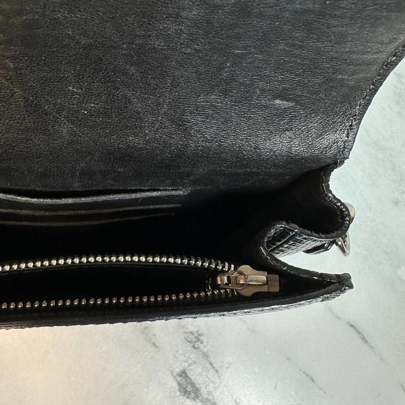 Louis Vuitton Exotic Lizard Leather Rossmore PM Black Evening Crossbody LV Bag - Picture 15 of 15